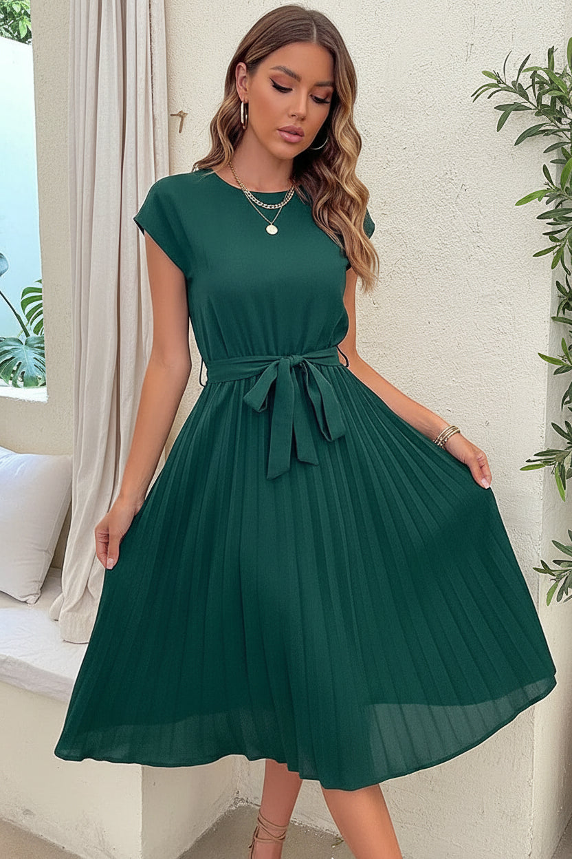 Donkergroene Ibiza Jurk