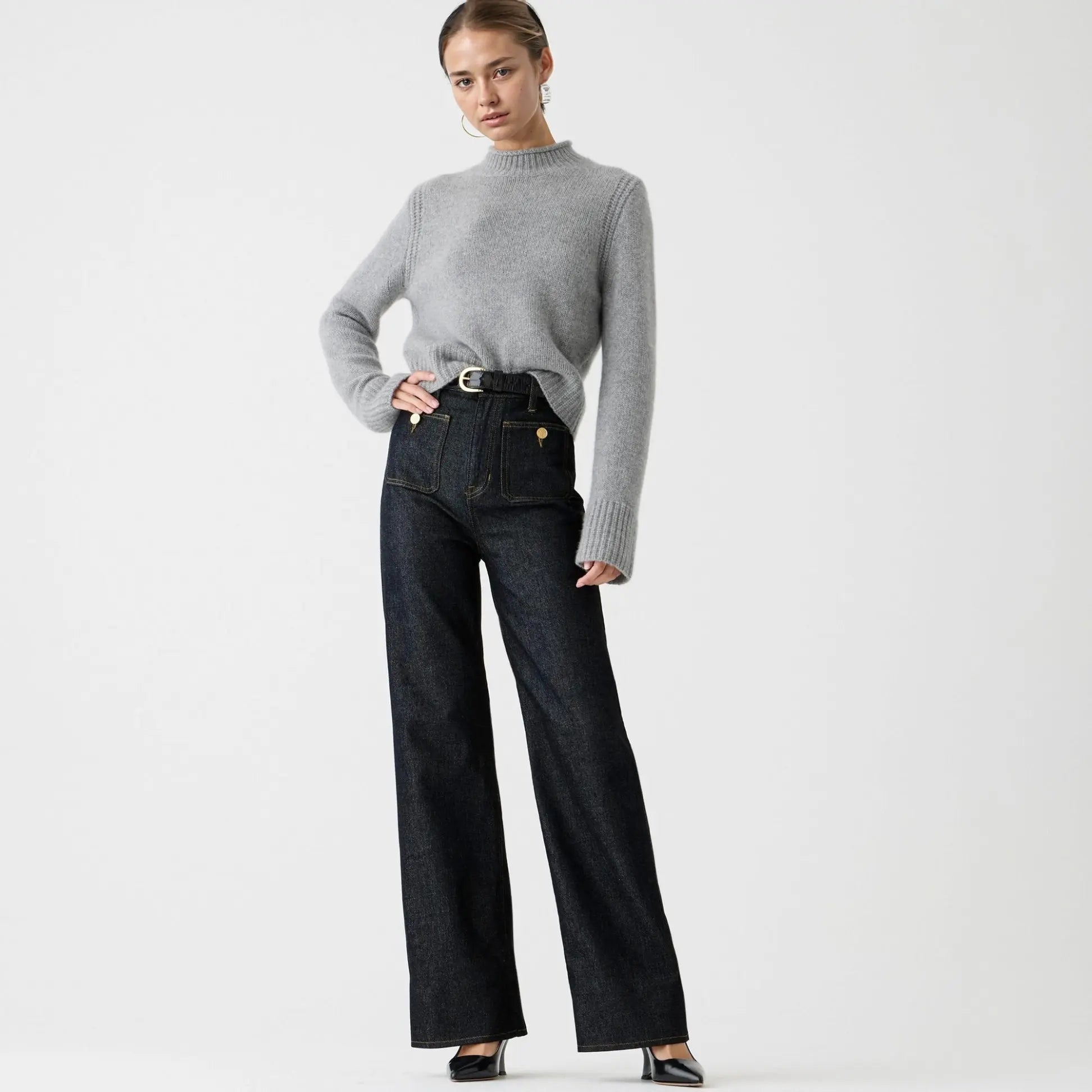 Mia | Comfortabele Jeans met Wijde Pijpen
