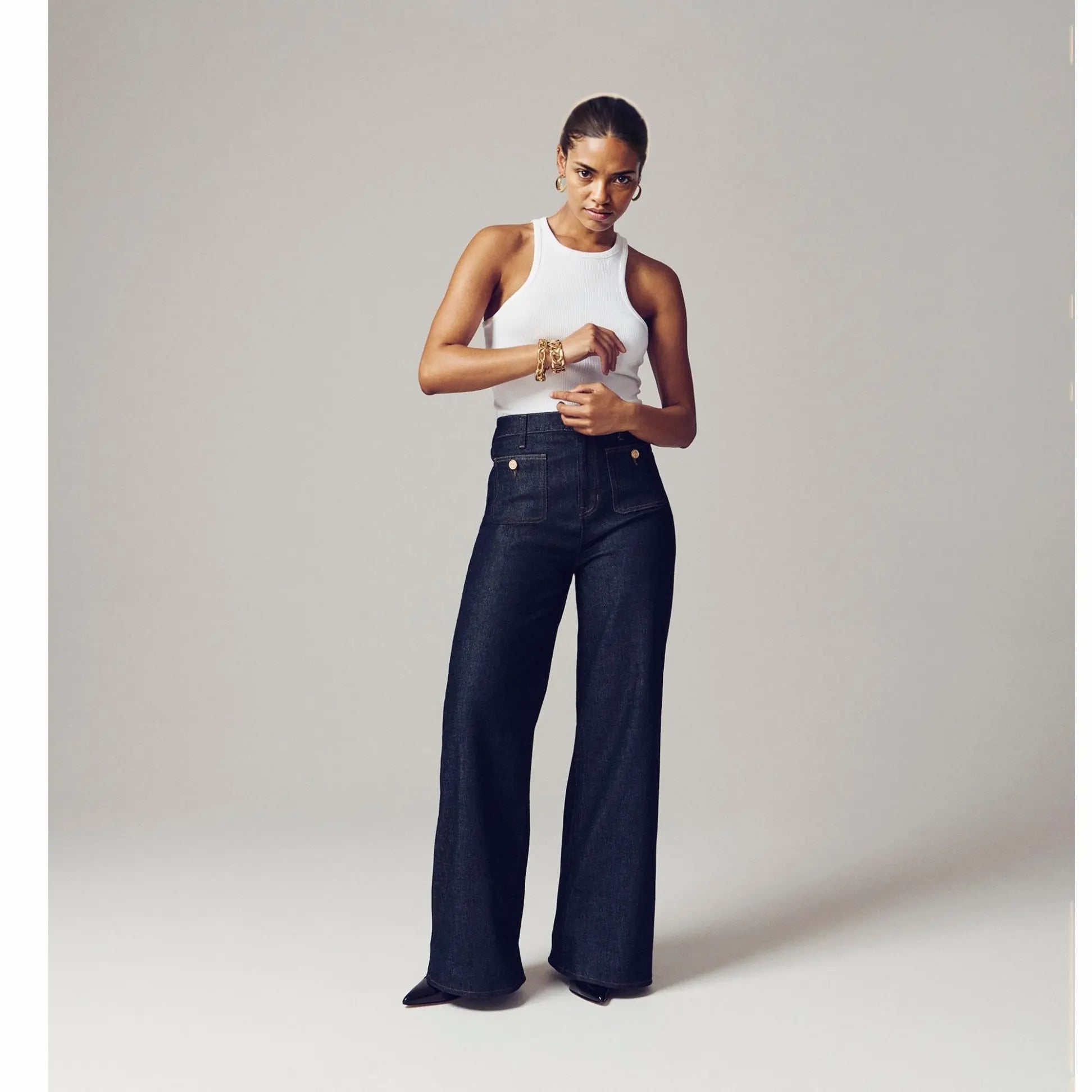Mia | Comfortabele Jeans met Wijde Pijpen