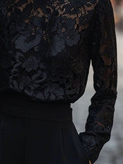 Elegante Kanten Dames Top | Sexy en Feestelijk