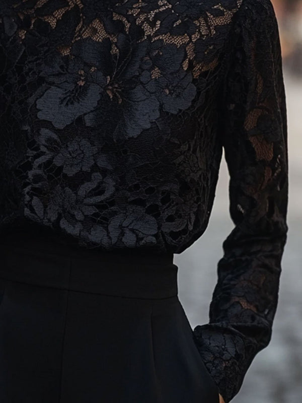 Elegante Kanten Dames Top | Sexy en Feestelijk