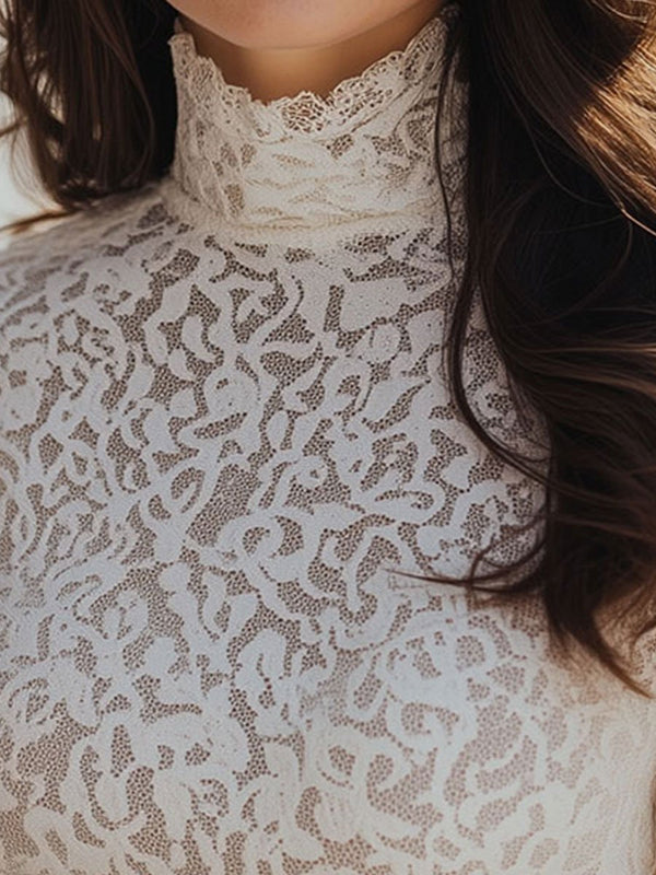 Elegante Kanten Dames Top | Sexy en Feestelijk