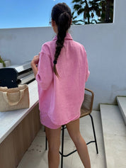 Cool Again | Denim Bijpassende Set - Roze