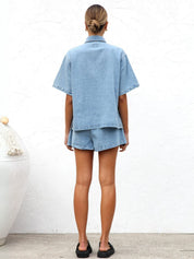 Easy Mode | Bijpassende Jeans Set - blauw